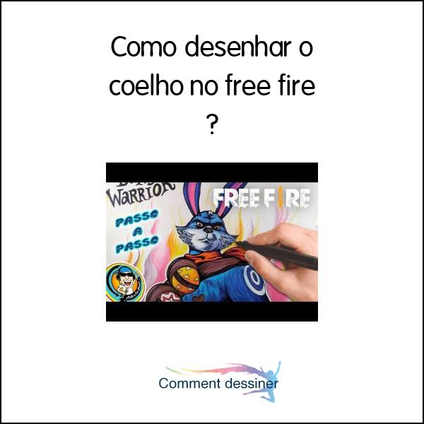 Como desenhar o coelho no free fire